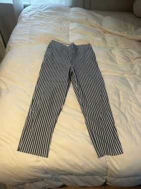 Counterparts Navy and White Vertical Stripe Pants